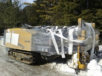 Pic #1 - This is what happens when you park your construction equipment on private property without permission