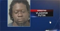 Pic #1 - Vladimir Poutin arrested