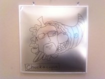 Pic #16 - Every week I draw a new version of my co-worker on his dry erase board He is a quiet  year old man and doesnt really know how to feel about this