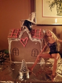 Pic #2 - Barbie Gingerbread House