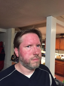 Pic #2 - My brother and dad made a bet dad lost had had to dye his hair