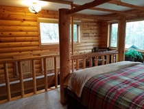 Pic #2 - My father-in-law took pictures of the cabin the whole family stayed at this weekend Their dog is in every one of these pictures