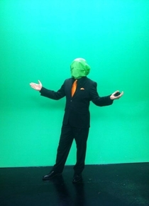 Pic #2 - Our weather guy went headless for Halloween