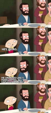 Pic #2 - Stewie visits the last supper