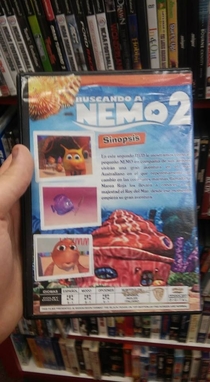 Pic #2 - They had the second Finding Nemo in a thrift store