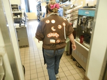 Pic #3 - At my Dunkin Donuts we liked to play games one older employee was completely unaware
