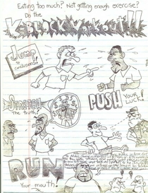 Pic #3 - I spent a month locked up in Alabama about  years ago I drew these cartoons to pass the time I hope you like them 