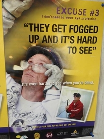 Pic #3 - These snarky safety posters are really eye opening