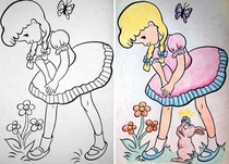 Pic #3 - This is what happens when a psychopath gets access to coloring pages