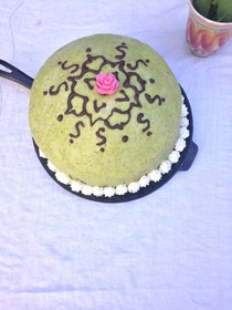 Pic #3 - Twins and I made a Princess cake as seen on The Great British Bake Off Theirs vs oursOC