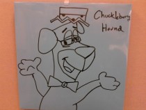 Pic #39 - Every week I draw a new version of my co-worker on his dry erase board He is a quiet  year old man and doesnt really know how to feel about this