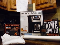 Pic #4 - You might remember my post last week in which I shared my morning coffee struggle after my brewer had died Well uBLACK-AND-DECKER saw it too and hooked me up with a sweetass care package Take a look