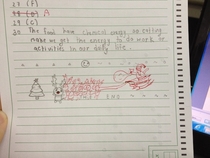 Pic #5 - As an th to th grade science teacher I noticed my students would draw a lot on their papers Anytime I came across a drawing I added something to it