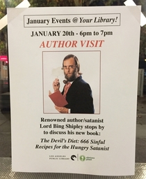 Pic #5 - I made up some fake events for my local library