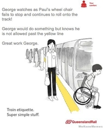 Pic #5 - Train Etiquette
