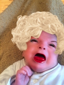 Pic #5 - Used a make up app on my  week old son