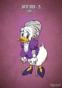 Pic #6 - Aging cartoon characters