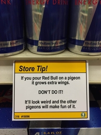 Pic #6 - I added some shopping tips to a nearby grocery store