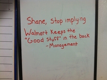 Pic #6 - My coworker at the Walmart deli causes a lot of trouble for management