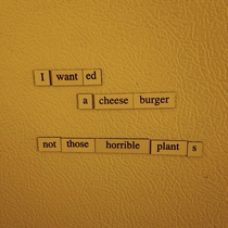 Pic #6 - You guys REALLY seemed to enjoy my Depressing Fridge Poems here are even more