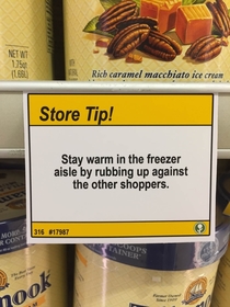Pic #8 - I added some shopping tips to a nearby grocery store