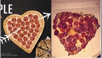 Pizza Huts Heart Shaped Pizza Close Enough