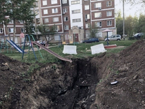 Playgrounds in Moscow are actually survival grounds