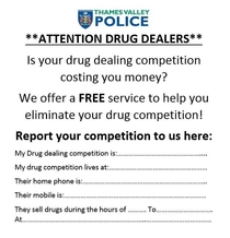 Police Are your drug dealing competition costing you money
