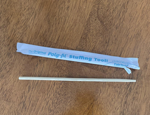Poly-fit stuffing tool is just a chopstick