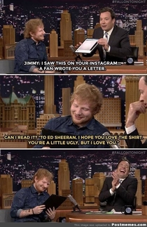Poor Ed Sheeran 