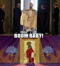 Pope Francis is groovy