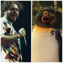 Post Malone actually looks like Big Z from Surfs Up