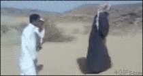 Pranking in the desert