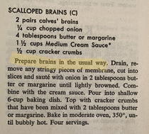 Prepare brains in the usual way