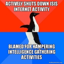Pretty much every comment you see when Anonymous actually acts against ISIS