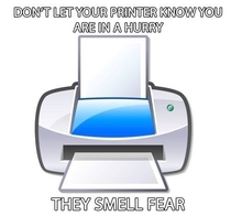 Printers are evil