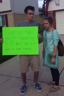 Probably the best Homecoming proposal Ive seen