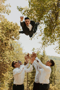 Probably the funniest most bad ass wedding photo of all time