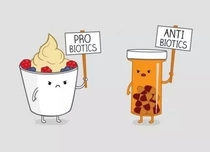 Probiotics vs Antibiotics