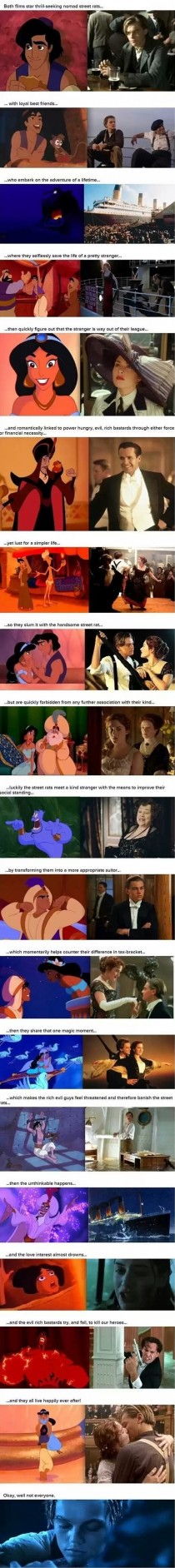 Proof that Aladdin and Titanic are basically the same movie