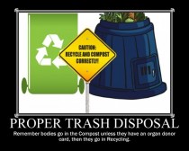 Proper Trash Disposal