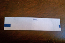 Quite possibly the bestworst fortune cookie fortune ever