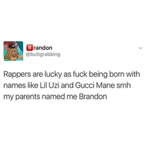 Rappers are lucky