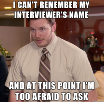 Realized this one halfway through the interview