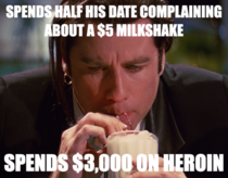Realized this while watching Pulp Fiction last night - Scumbag Vincent Vega