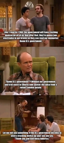 Red Forman on government surveillance