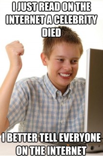 Reddit every time a celeb dies