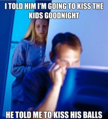 redditors wife on kissing the kids goodnight