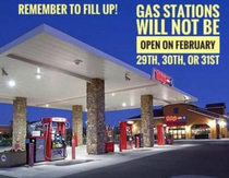 Remember to fill up