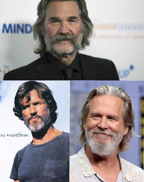 Revealed Kurt Russell Kris Kristofferson and Jeff Bridges are all the same person